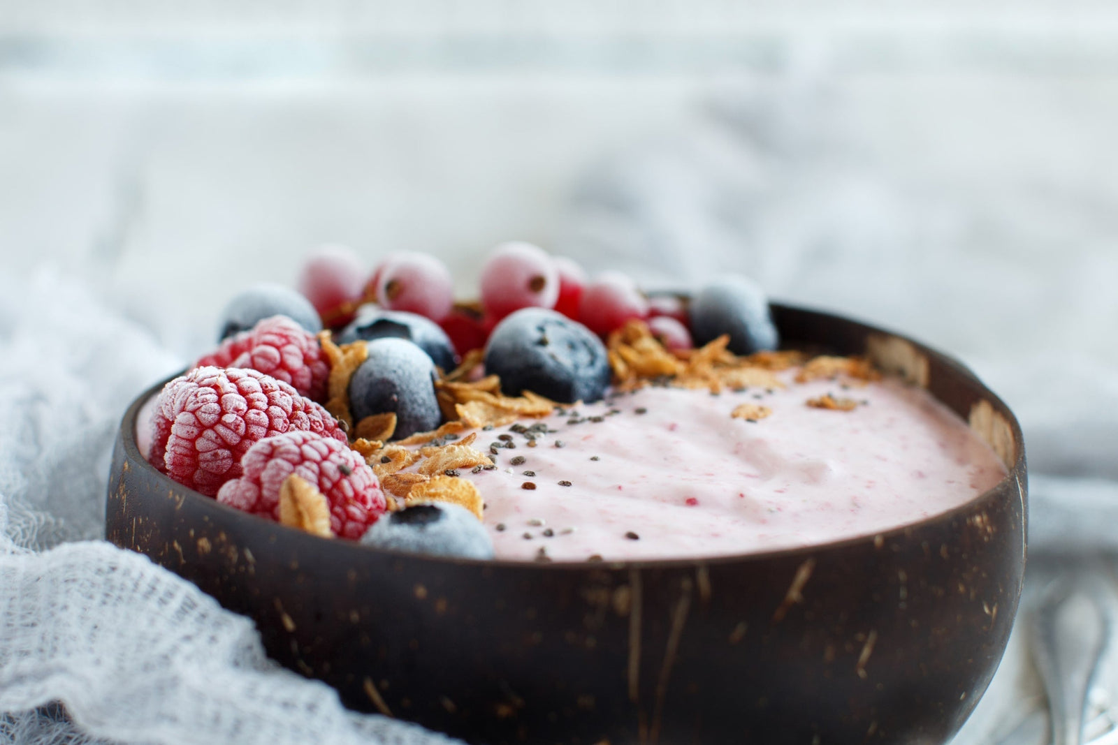 Protein shake alternatives: wild berries smoothie