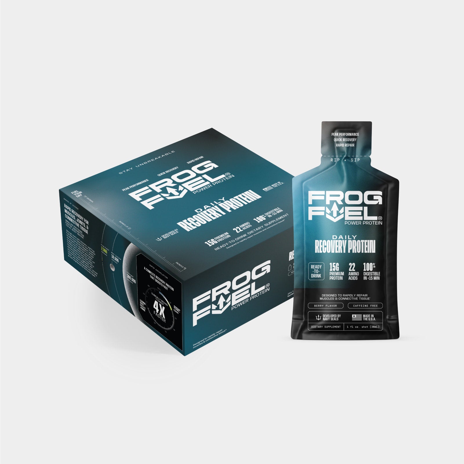 プロテイン Collagen Protein Shot for Muscle Recovery | Frog Fuel