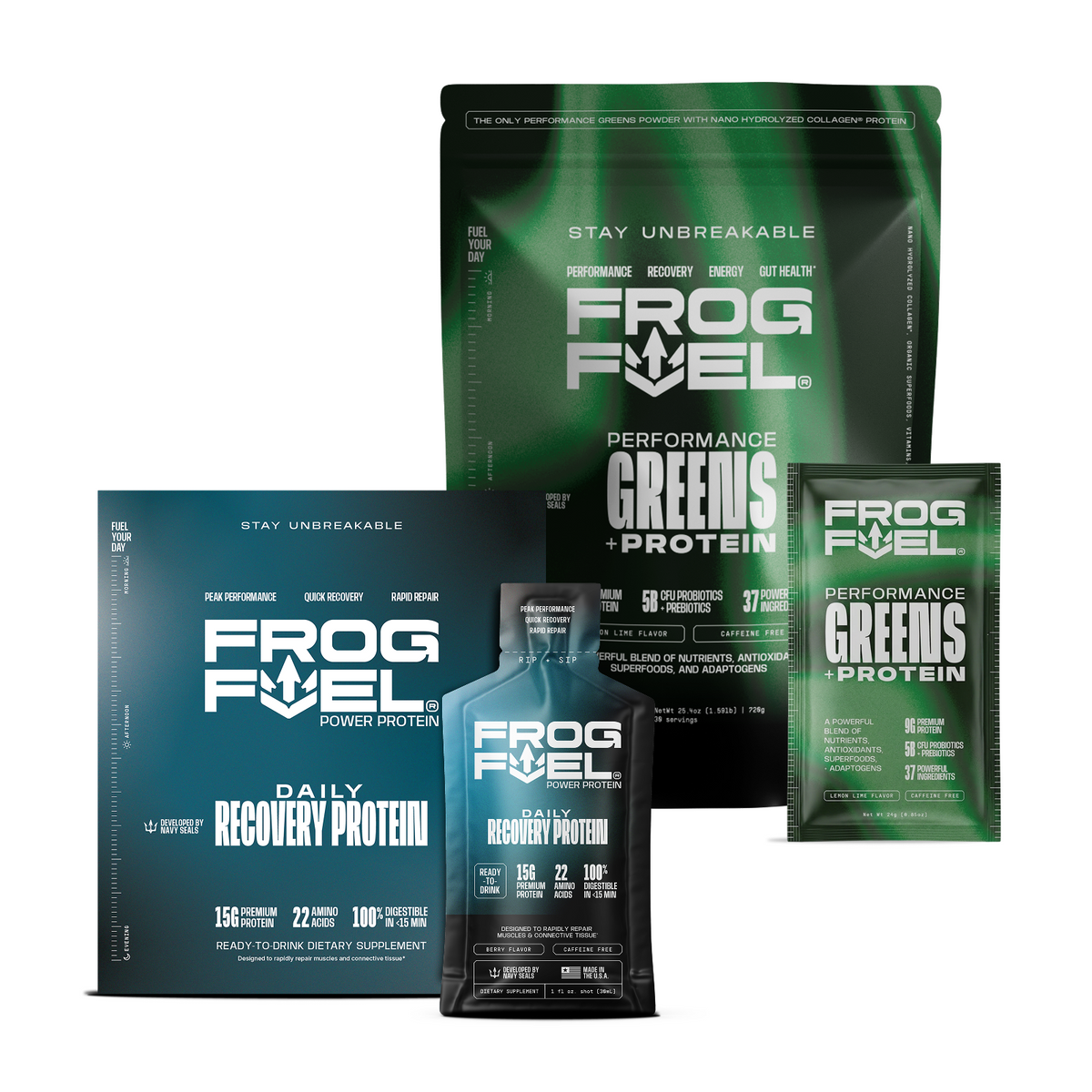 The Strong Foundation Stack - Power Protein and Performance Greens + Protein