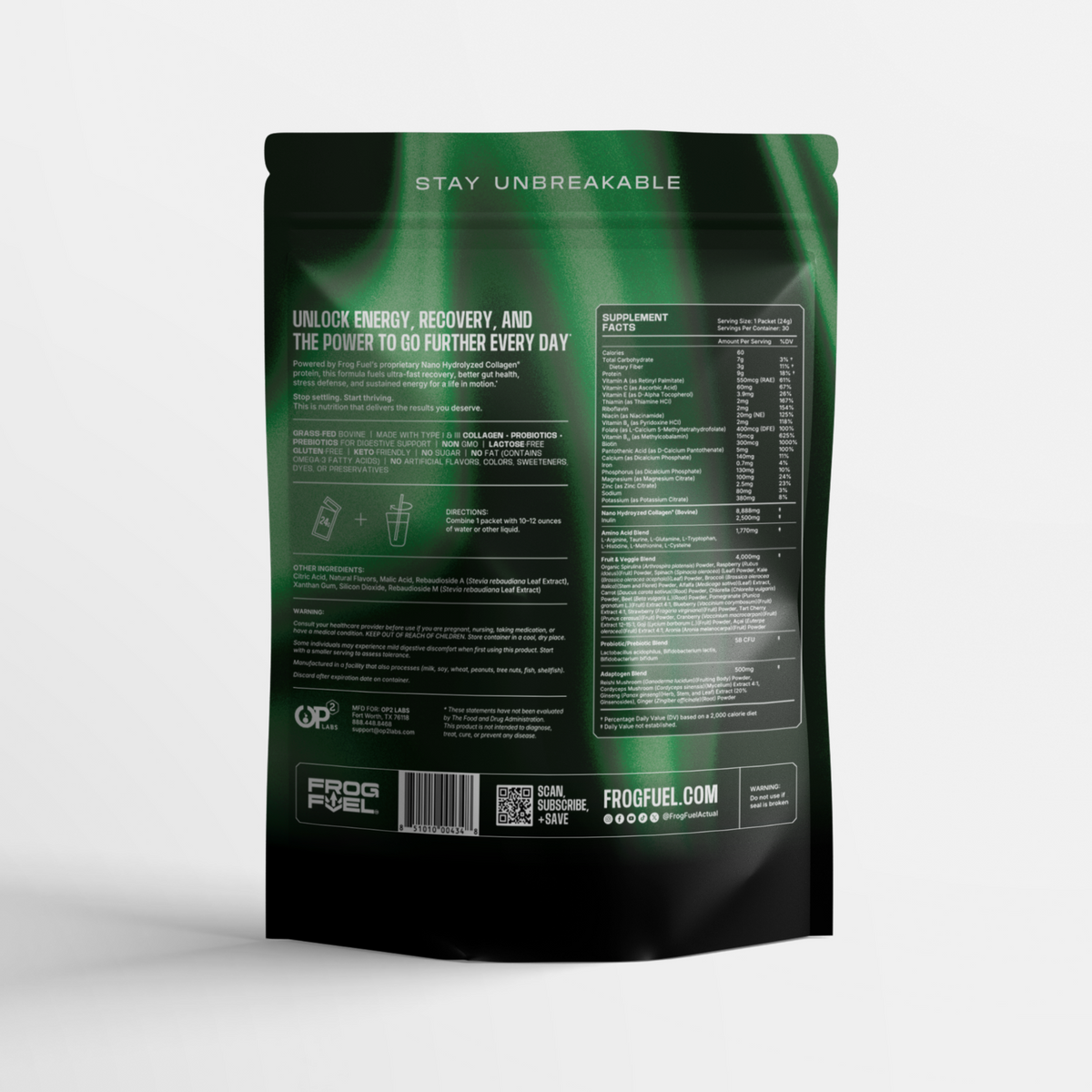 The Strong Foundation Stack - Power Protein and Performance Greens + Protein